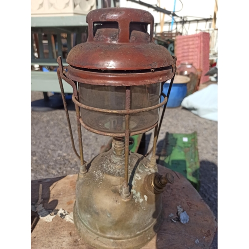 111 - 2 x Hurricane Lamp - Coleman North Star and another with Mantles