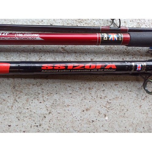 335 - Team Diawa SS12OFA 12ft Beachcaster Rod and Diawa Procaster PKPB 12ft Beachcaster Rod