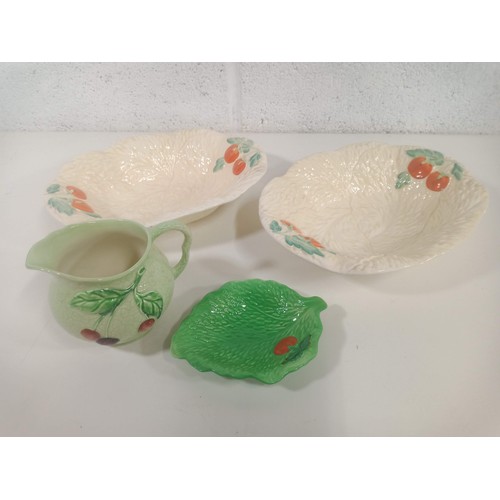 928 - 2 x Beswick Cabbageware bowls and others