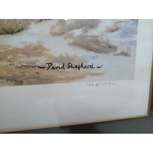 1010b - A Large Signed David Shepherd Limited Edition Print 'Melting Snow'