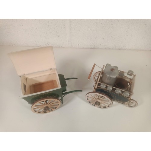 1102 - 2 x Scratch Built Model Carts 