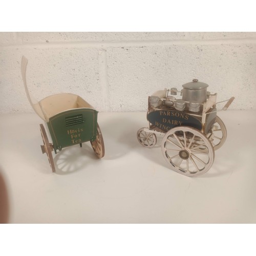 1102 - 2 x Scratch Built Model Carts 