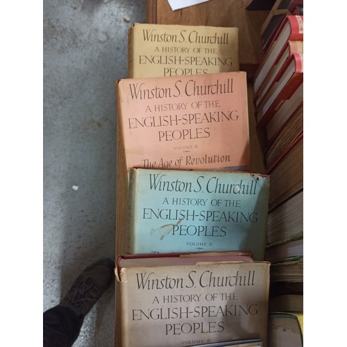 965 - Mixed Books Including Rudyard Kipling, Winston Churchill and More plus Vintage Dominos