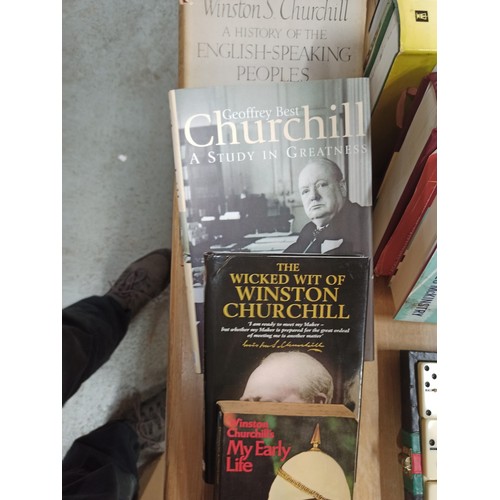 965 - Mixed Books Including Rudyard Kipling, Winston Churchill and More plus Vintage Dominos