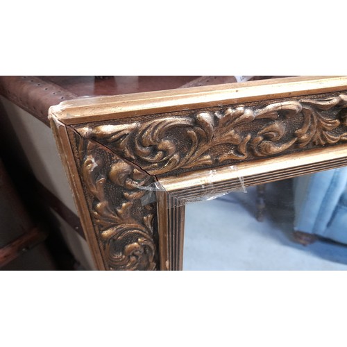 970 - Gilt Rectangular Mirror 80cm x 57cm