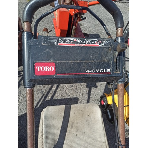 9 - Toro 4 Cycle 48cm Wide Self Propelled Mower with Collection Box