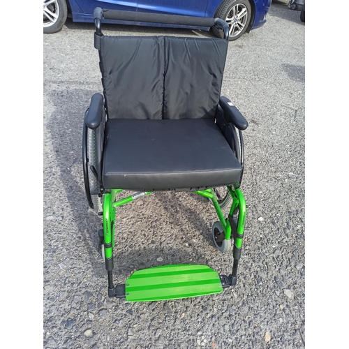 110 - Avantagarde Ottoback Wheel Chair with Cushion