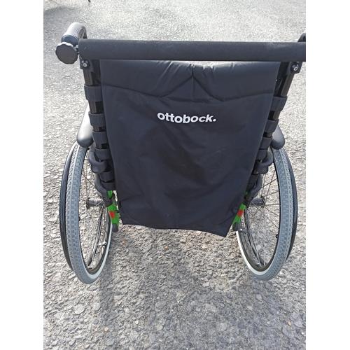 110 - Avantagarde Ottoback Wheel Chair with Cushion