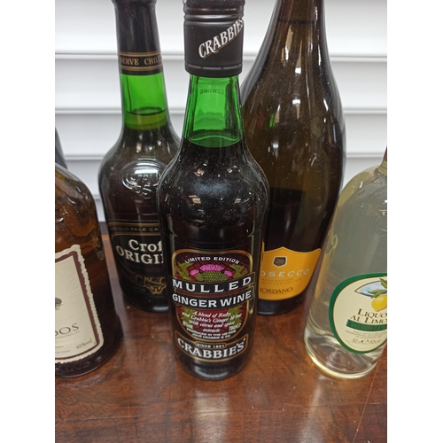 376 - Large Selection of Bottles - Wines, Spirits and Liqueurs including Captain Morgan, Remy Martin, Crof... 