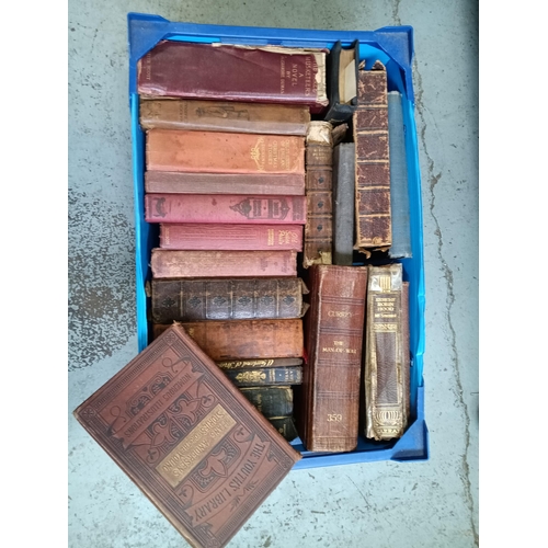 1030A - A Box of Vintage and Antique Books Including 