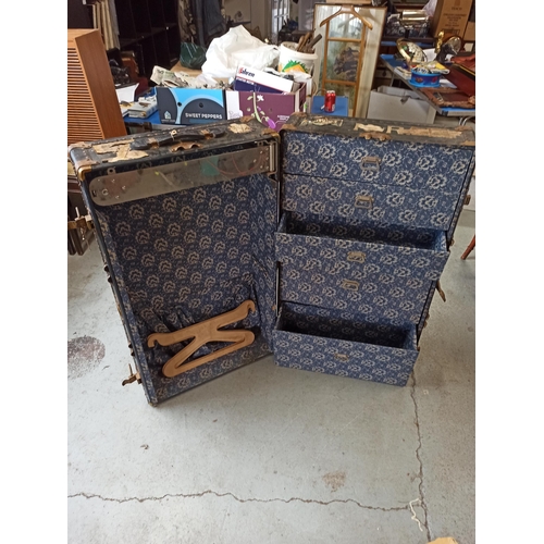 101 - A Vintage Watajoy Travelling Wardrobe/ Luggage