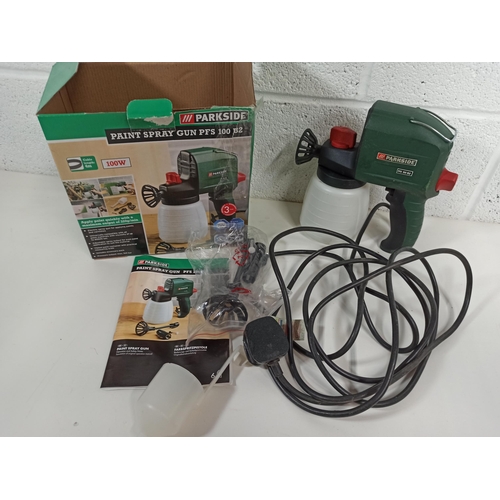 73 - Parkside Paint Spray Gun in Box with Instructions