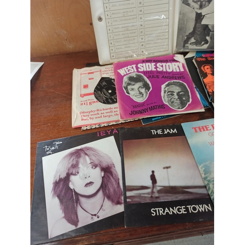 327 - Mixed Singles Including Toyah Beach Boys , Mozart, Julie Andrews , The Jam and More