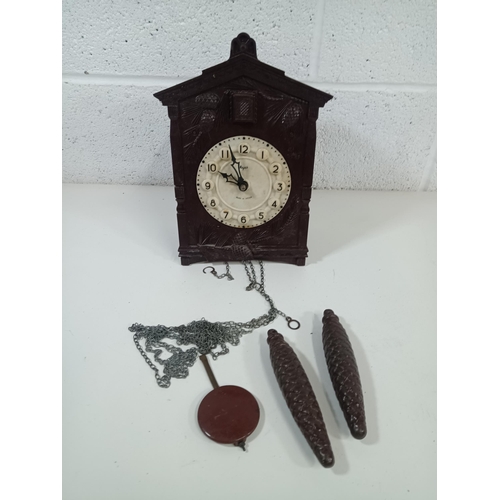 649 - A Russian Carbolite Majak Cuckoo Clock Circa 1970's