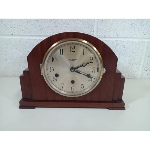 648 - An Art Deco Sam. L. Edgcombe of Plymouth Mantle Clock- no key