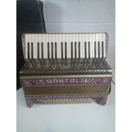 367 - A Model 293 Italian Frontalini Accordion - 120 Base and 3 Choirs - In Good Contrition ( Case Require... 