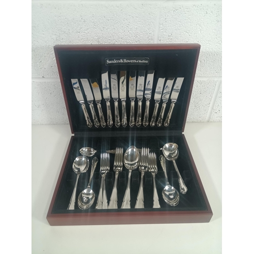 663 - A Canteen of Sanders & Bowers of Sheffield Cutlery