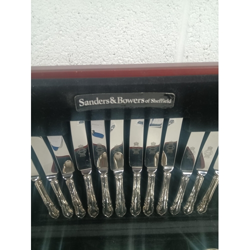 663 - A Canteen of Sanders & Bowers of Sheffield Cutlery