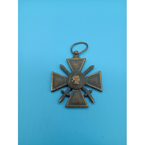 577 - A WW2 French Military Cross Croix Guerre