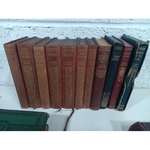 1014 - An Assortment of Charles Dickens Books and Others Including Barnaby Rudge 1892 , The Chimes 1909