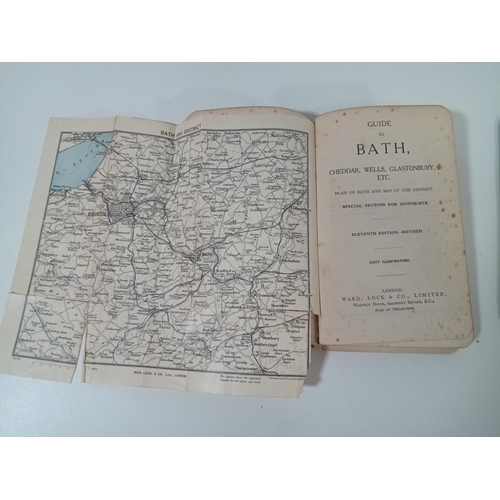 972 - 3 x Antique Maps - Bacons County Map and Guide Essex, Bartholomews South Devon for Tourists/ Cyclist... 