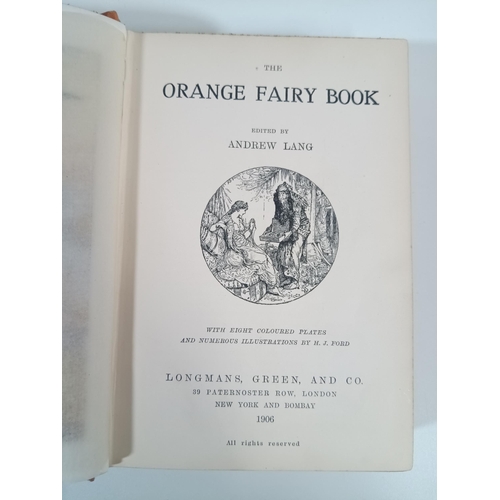 1008 - The Orange Fairy Book By Andrew Lang 1906 with Eight Coloured Plates and Numerous Illustrations by H... 