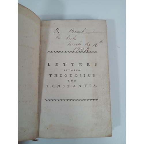 1040 - The Letters That Passed  Between Theodosius and Constantia after she had taken the veil.  Published ... 