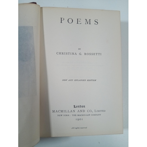 1021 - New Poems by Christina Rosetti Hitherto Unpublished or Uncollected and Poems 1986 and 1901 ( 2 Volum... 