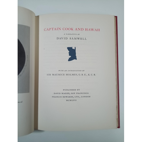 1017 - Captain Cook and Hawaii a Narrati by David Samwell with an Introduction By Sir Maurice Holmes G.B.E.... 