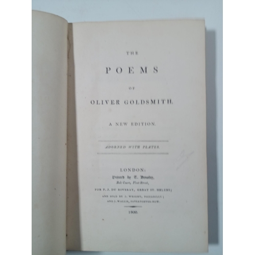 1037 - 1800 - The Poems of Oliver Goldsmith - A New Edition Adorned with Plates - Published by  Beasley