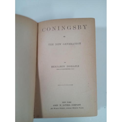 989 - A Quantity of Vintage and Antique Books including Conisgsby, Disrael, The New Revelation 4th Edition... 