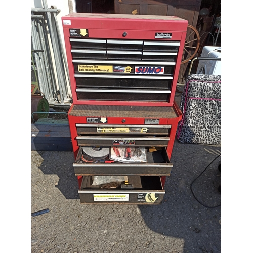 47 - Halford Professional Tool Cabinet on Castors with Contents