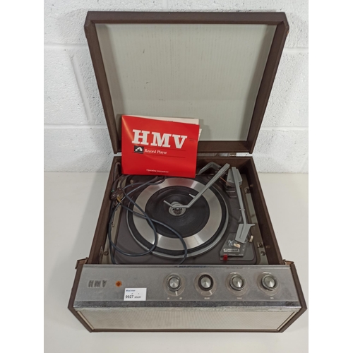 317 - HMV Record Player Model no. 2012 with Instructions