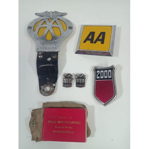 643 - Vintage AA and Other Motoring Badges