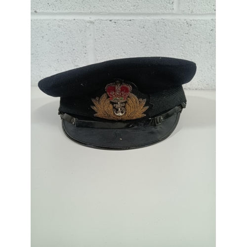 582 - A Royal Navy Gieves of London Officers Cap