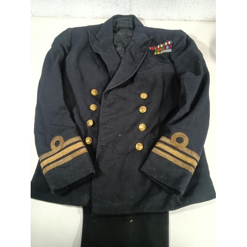 583 - A  WWII British Royal Navy Commanders Dress Uniform