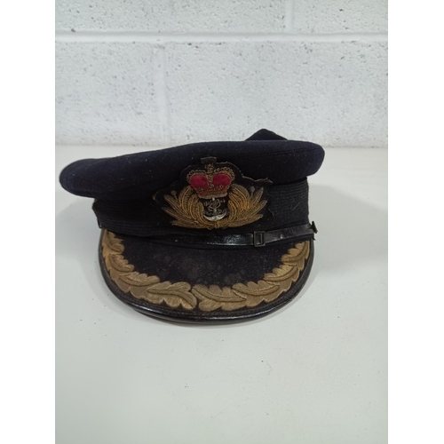 584 - A Gieves of London Royal Navy Captains Cap