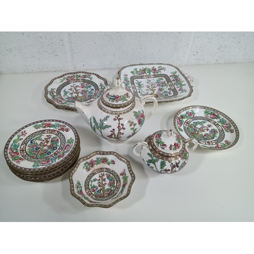 365 - A Quantity of Coalport Indian Tree China Including Teapot