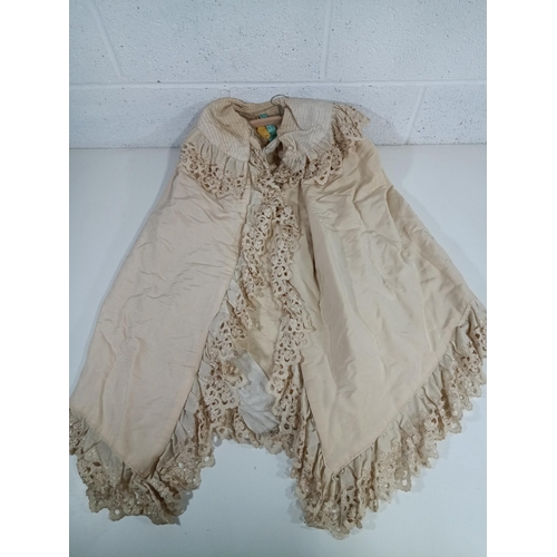 536 - A Victorian Silk Cape/ Communion Cape