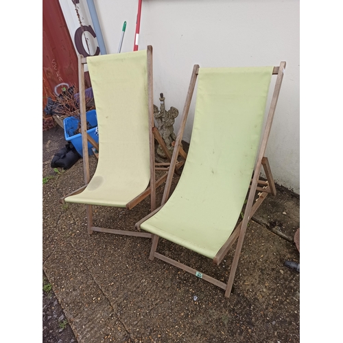 95 - 2 x Deck Chairs