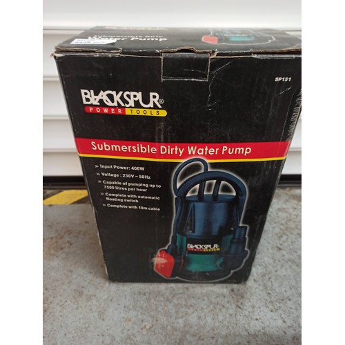 83 - A Black Spur Submersible Dirty Water Pump