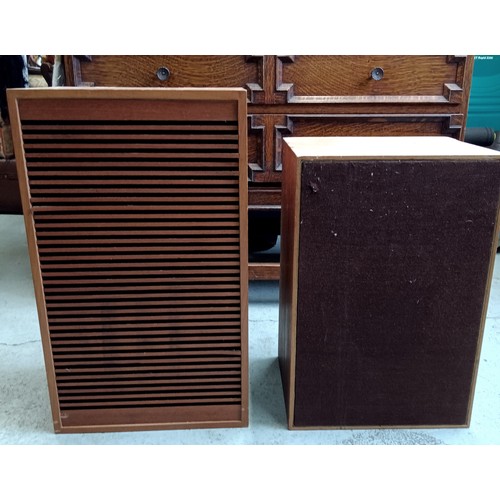 322 - 2 x Mid Century Hi Fi Speakers