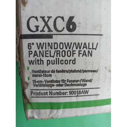 84 - Xpelair Window Wall Panel/ Roof Fan with Pull Cord in Box with Instructions