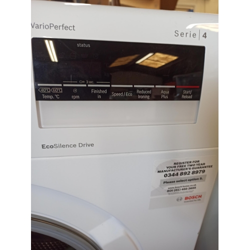 191 - Bosch Vario Perfect Eco Silence Drive Series 4 Washing Machine with Water Pipe