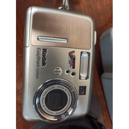 244 - Mixed Cameras  - Polaroid 103, Kodak Brownie 44A, kodak Retinette18, Ricoh FF-10 and Kodak Easy Shar... 