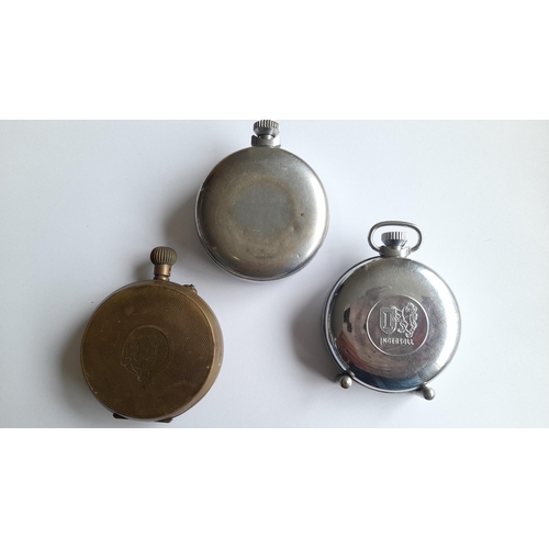 465 - 3 x Pocket Watches ( 1 Railway)