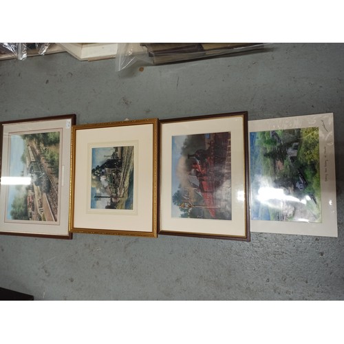 707 - 4 x Steam Railway Prints