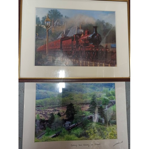 707 - 4 x Steam Railway Prints