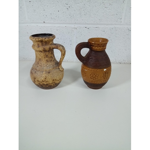 902 - 2 x West German Pottery Jugs