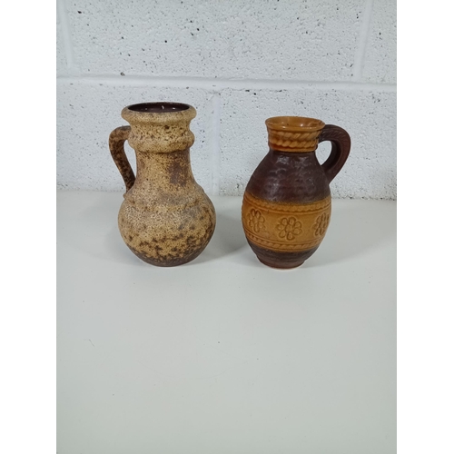 902 - 2 x West German Pottery Jugs